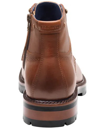 Johnston & Murphy Xc Flex Cade Plain Toe Boot In Brown