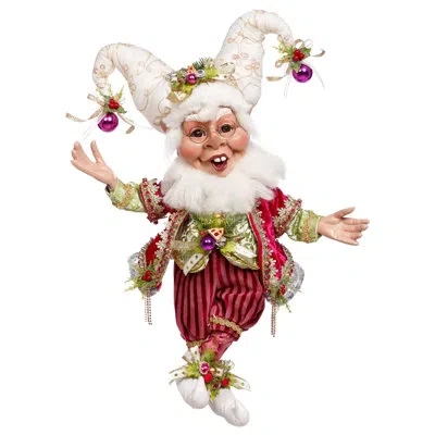 Mark Roberts Raspberry Cookie Elf, Medium In Red