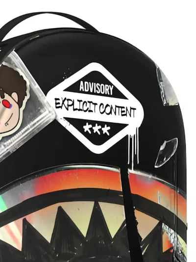 Sprayground X Jon Z Burned Disc Backpack In Multi