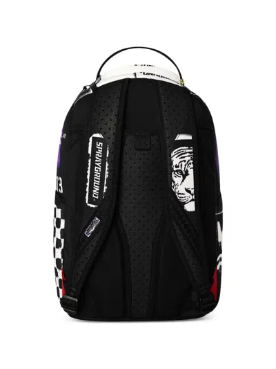 Sprayground Shark Attack Stencil Backpack In Multi
