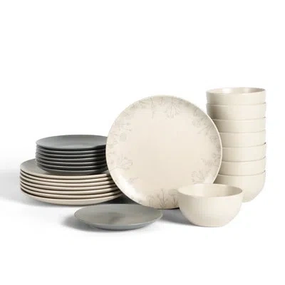 Stone Lain Camelia 24-piece Dinnerware Set Stoneware In Neutral