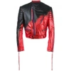 HAIDER ACKERMANN metallic biker jacket,1733020574038