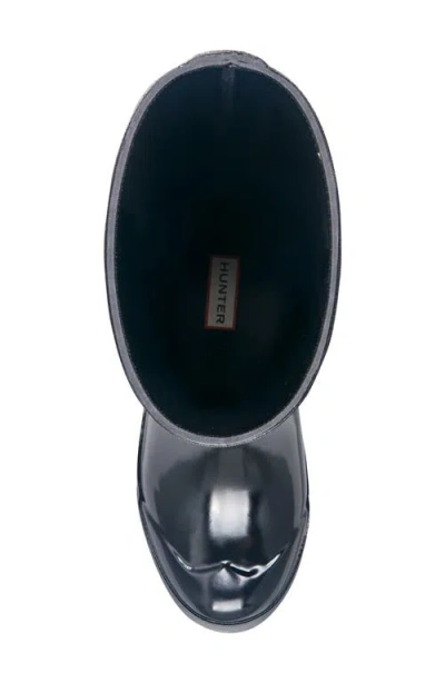 Hunter Lily Waterproof Rain Boot In Gray