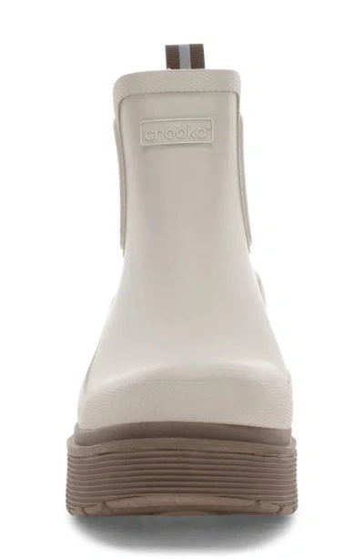 Chooka Platform Chelsea Rain Boot In Multi