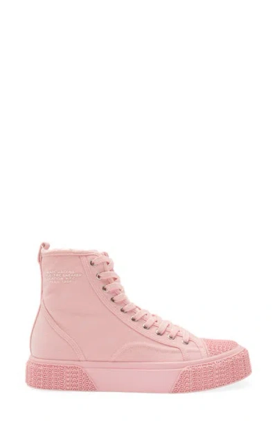 Marc Jacobs The High Top Platform Sneaker In Pink