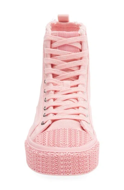 Marc Jacobs The High Top Platform Sneaker In Pink