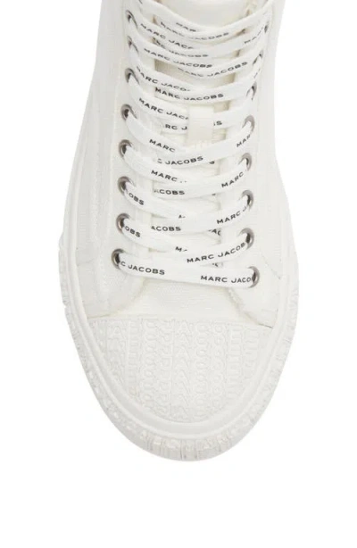 Marc Jacobs The High Top Platform Sneaker In White