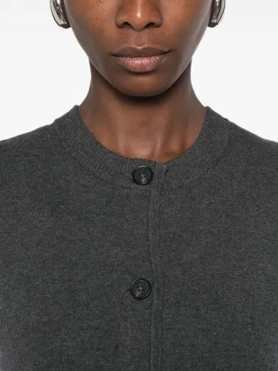 Yerse Button-front Gilet In Black