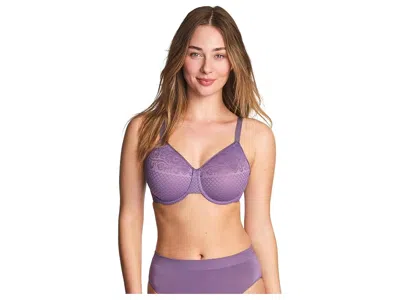 Wacoal Visual Effects Unlined Underwire Minimizer Bra In Purple