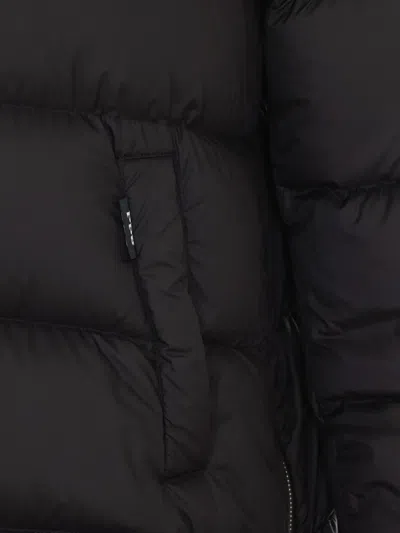 Add Long-sleeved Down Jacket In Black
