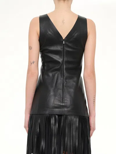 Neil Barrett Leather Jacket In Multi