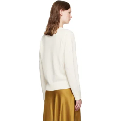 Ganni Basic Cotton Long-sleeve T-shirt With Teddy Mushroom Print In White