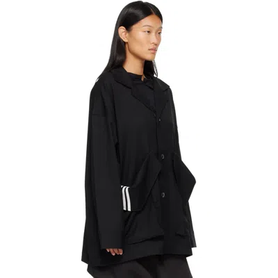 Y-3 Black W Wl Chore Ct Jacket In Multi