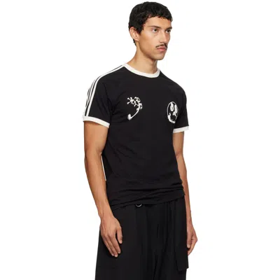 Y-3 Graphic Cotton Short-sleeve T-shirt In Black