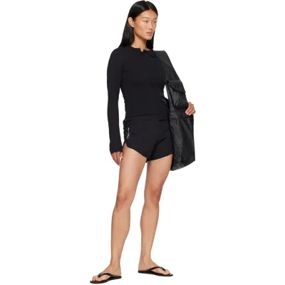 Y-3 Black W Ftd Ls T-shirt In Black