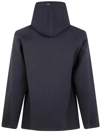 Herno Short Jacket With Drawstring And Pockets In Black