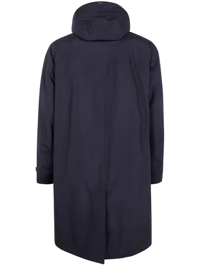 Herno Ex Laminar Long Parka In Black
