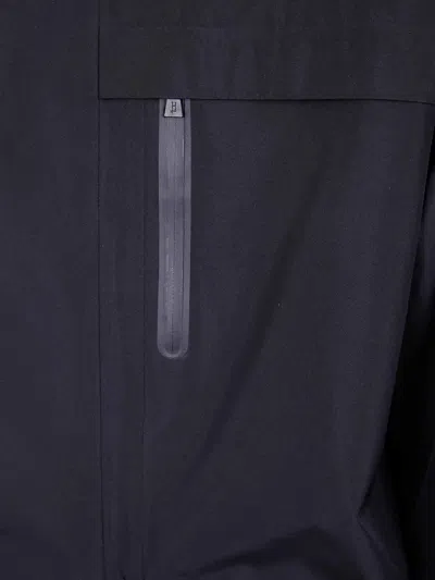 Herno Ex Laminar Long Parka In Black