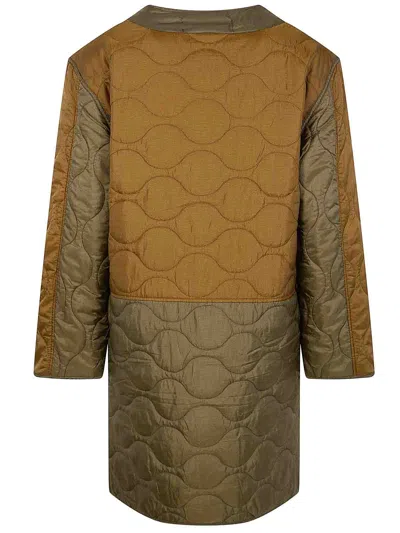 Oamc Logo-embroidered Coat In Multi