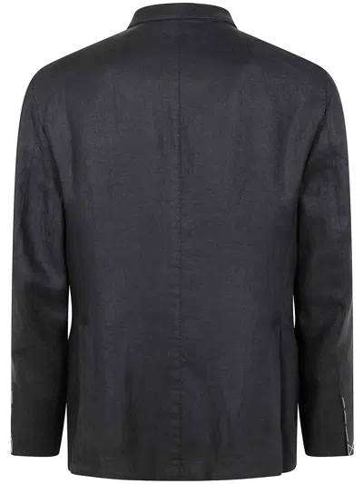 Boglioli Men Suit Single Breasted Notch Lapel In Black