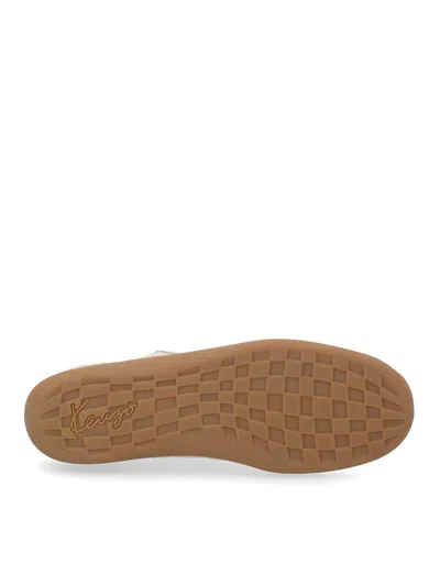 Kenzo Striker Sneaker Low Profile Pull Tab In Neutral