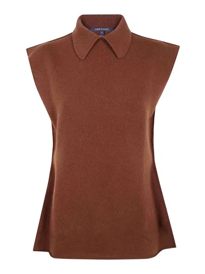 Sofie D'hoore May Knitted Top In Brown