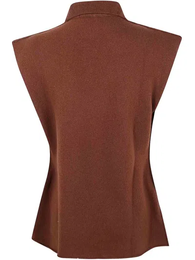 Sofie D'hoore May Knitted Top In Brown