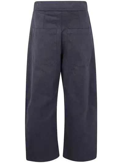 Studio Nicholson Rounded Drop Crotch Trousers In Multi