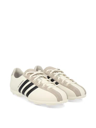 Y-3 Low-profile Leather And Suede Sneakers In Multi