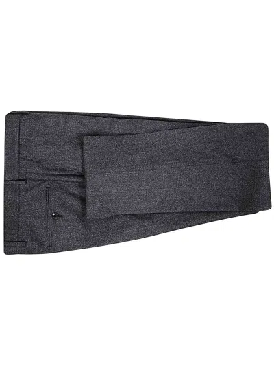 Tagliatore Notched Single-breasted Wool Suit In Gray