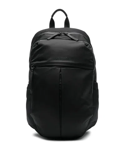 Premiata Versatile Backpack Featuring Multiple Elements In Black