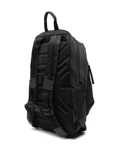 Premiata Versatile Backpack Featuring Multiple Elements In Black