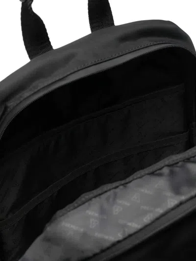 Premiata Versatile Backpack Featuring Multiple Elements In Black