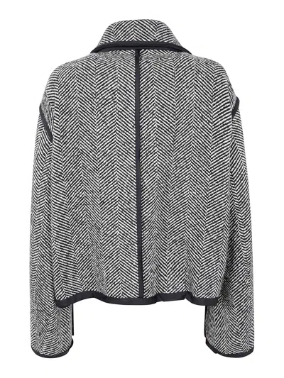 Jil Sander 72 W Trim Jacket In Multi