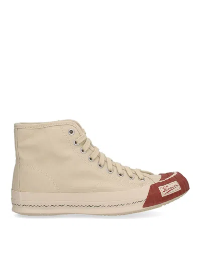 Visvim Skagway High Top Sneakers Rubber Sole In Neutral