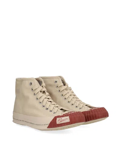 Visvim Skagway High Top Sneakers Rubber Sole In Neutral