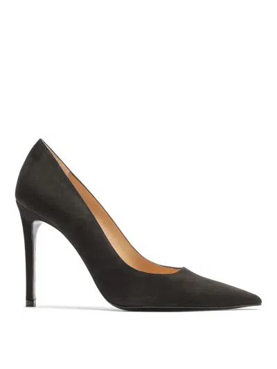 Stuart Weitzman 85mm Stuart Power Pointed-toe Stiletto Pumps In Black