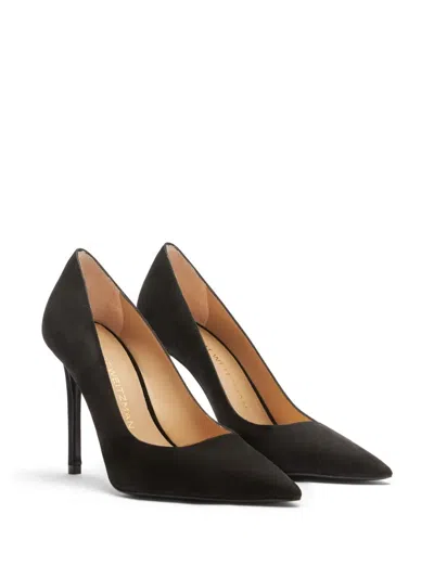 Stuart Weitzman 85mm Stuart Power Pointed-toe Stiletto Pumps In Black