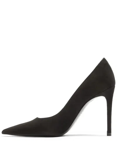 Stuart Weitzman 85mm Stuart Power Pointed-toe Stiletto Pumps In Black