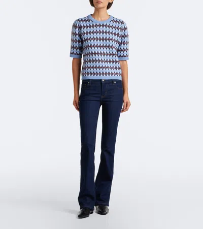 Frame Rodeo Bootcut Jeans In Blue