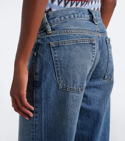Frame The Pixie Gray Rapture Jeans In Blue