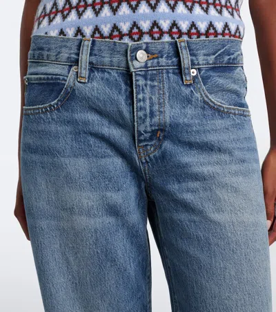 Frame The Pixie Gray Rapture Jeans In Blue