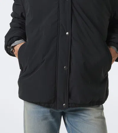 Miu Miu Logo Technical Jacket In Black