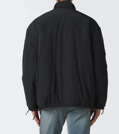 Miu Miu Logo Technical Jacket In Black