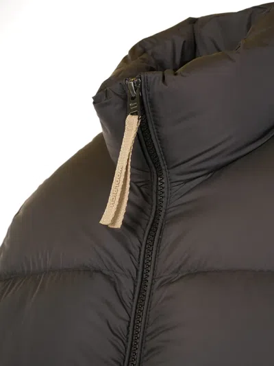 Woolrich Cloud Microfiber Down Jacket In Black