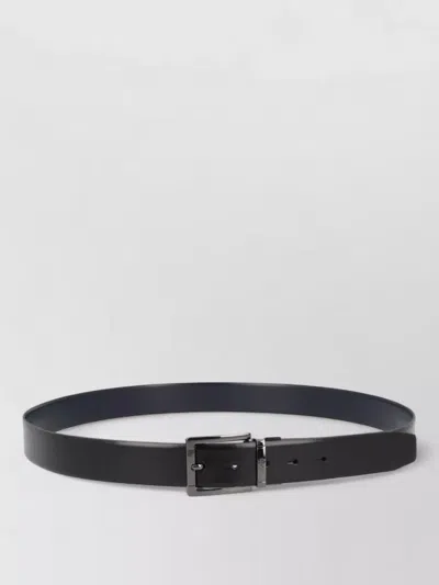 Hugo Boss Leather Belt In Black