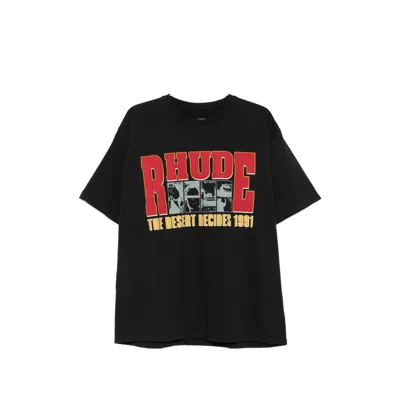 Rhude Desert Decides Graphic Tee In Black