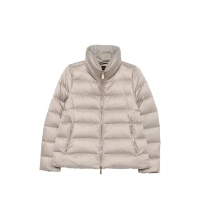 Moorer Argentea Quilted Jacket In Neutrals