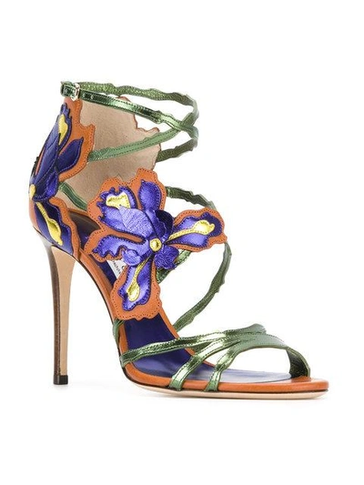 Shop Jimmy Choo Lolita 100 Floral Sandals