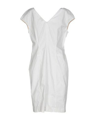 Shop Alviero Martini 1a Classe Short Dresses In White